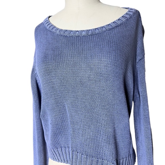 Delia*s Slouchy Cropped Sweater size L - Picture 8 of 15